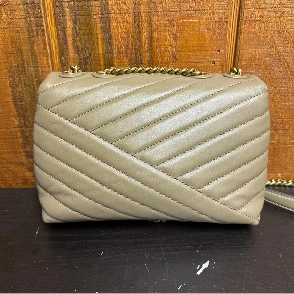 Tory Burch Small Kira Chevron Convertible Shoulder Bag - Sandpiper - Picture 2 of 6